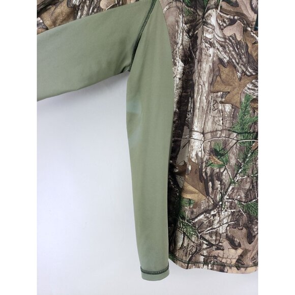 Realtree Xtra Half Zip Pullover Men's Size 2X Camouflage - Picture 4 of 8